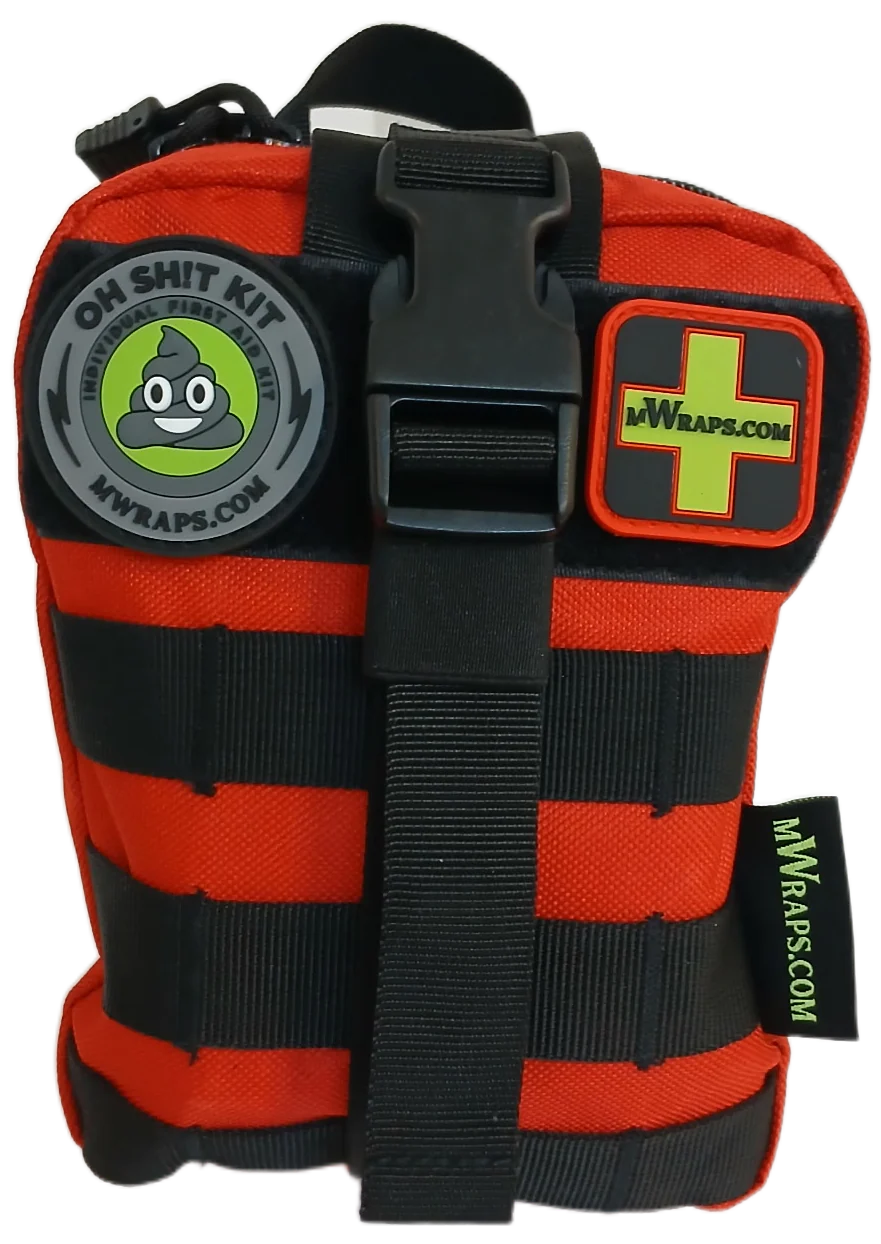Oh Sh!t Kit | Emergency Trauma Med Kit w FREE mwrap Bandage roll